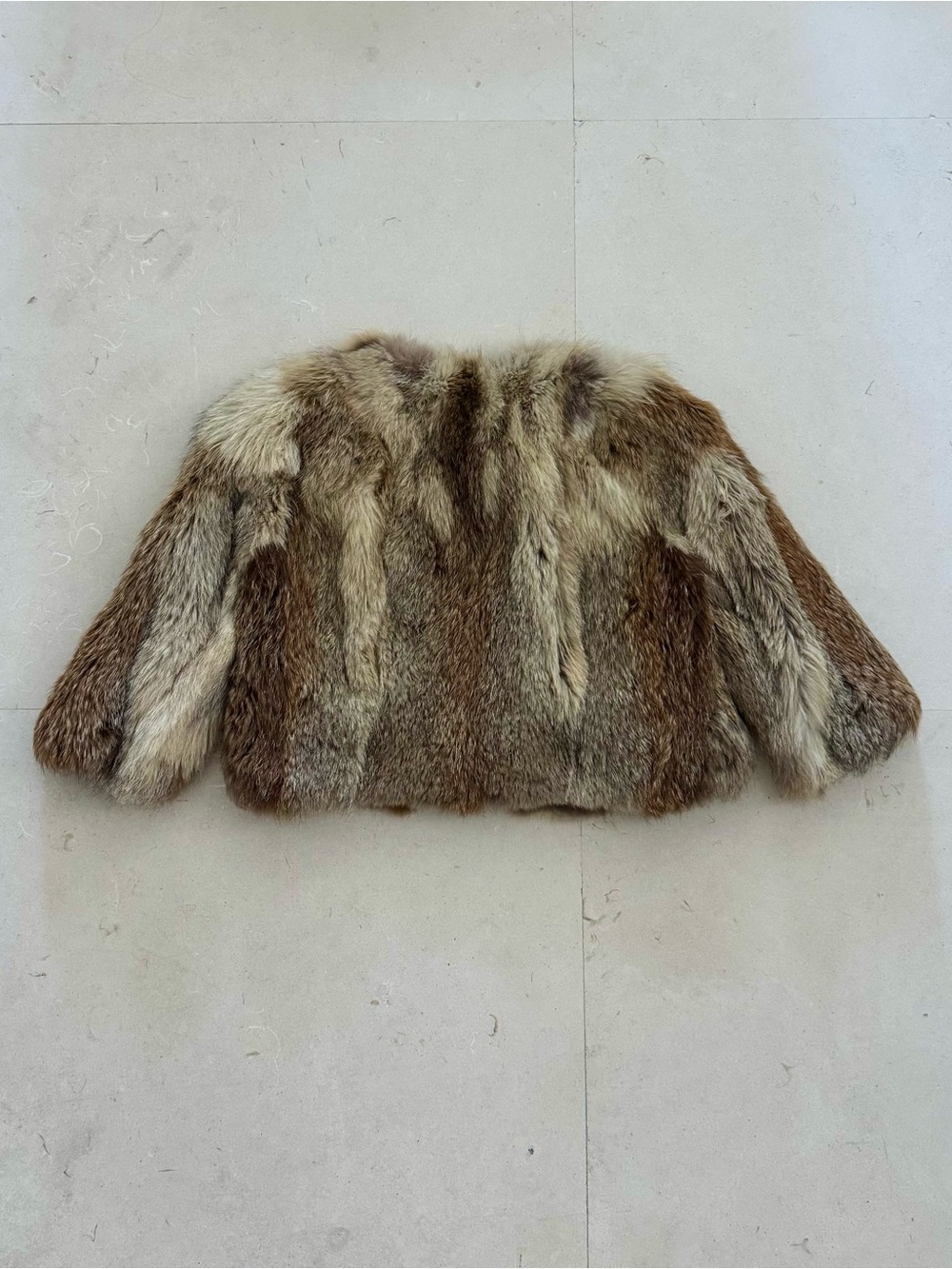 Vintage Red Fox Fur Jacket, Small - Picture 3 of 6